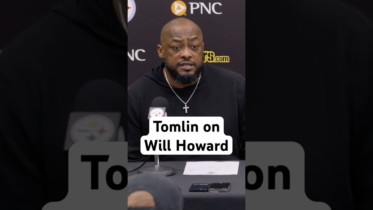 Coach Mike Tomlin on QB Will Howard #steelers #nfldraft