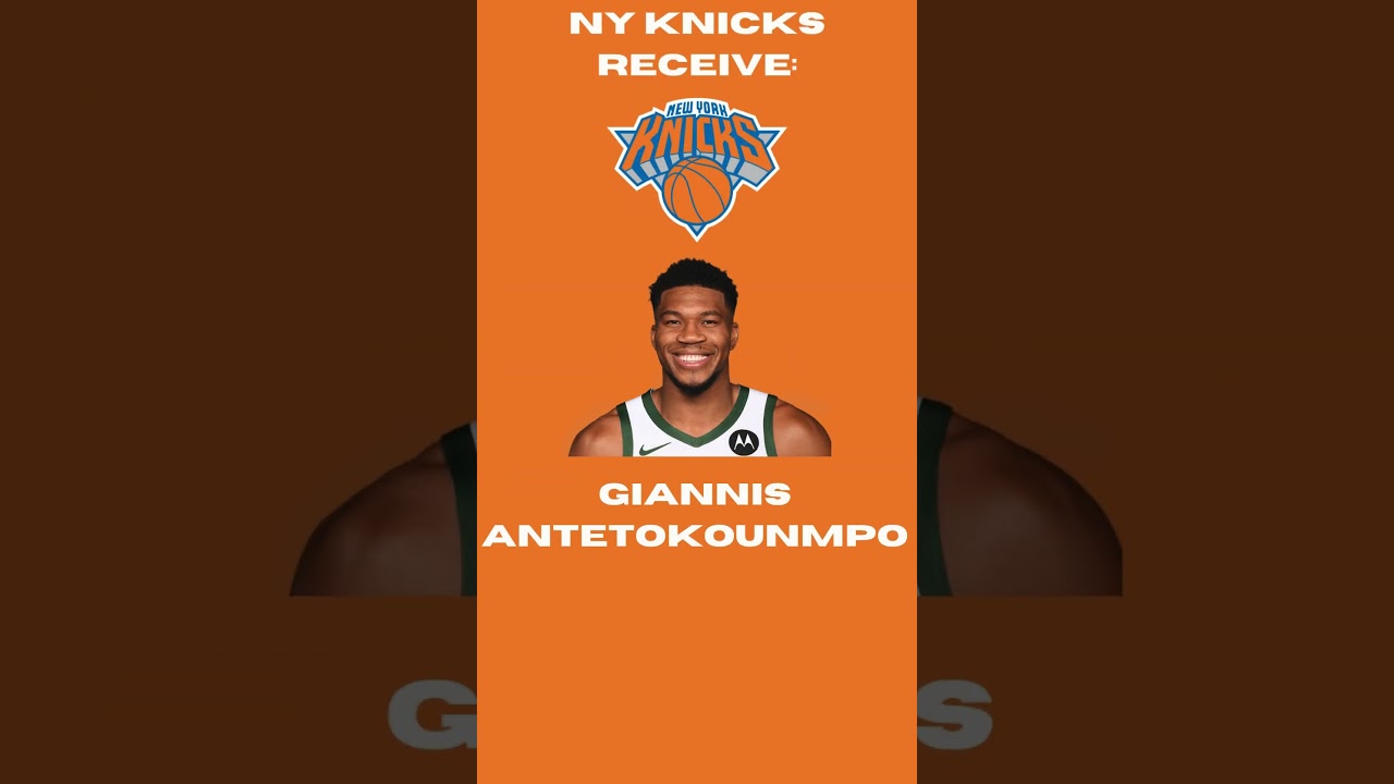 TRADING Giannis Antetokounmpo To The New York Knicks! #nba #basketball #viral
