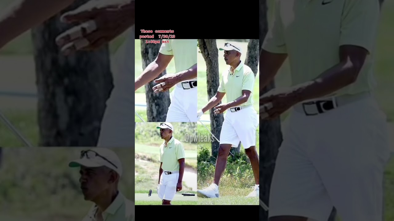 Barack Obama Golfing With Injuries After Loss of His Chef Tafari Campbell is a Bad Look!