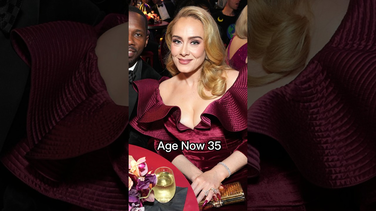 Adele’s Age from 35 years old to age 2! 😍 #adele #celebrity #nostalgia #nostalgic #thenvsnow #age