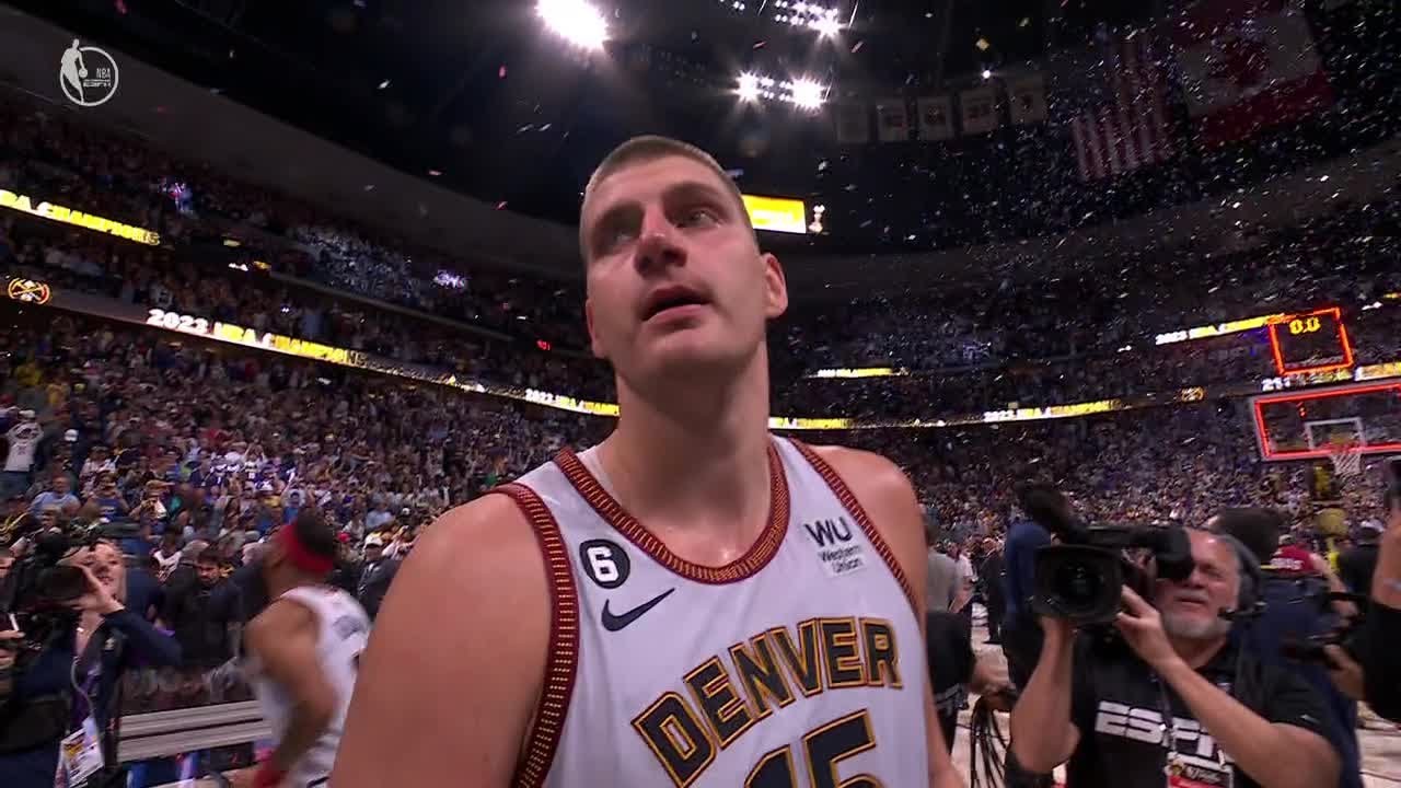 THE MOMENT THE DENVER NUGGETS WON THE 2023 NBA FINALS 🏆