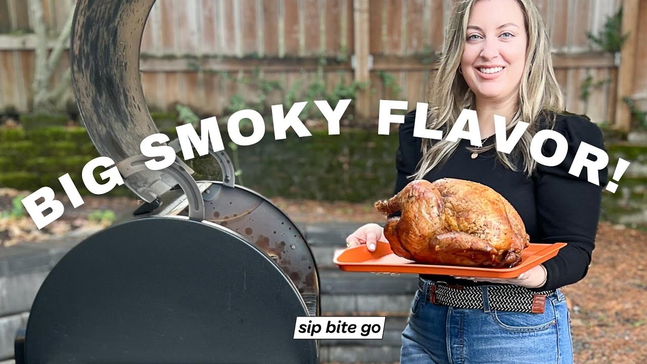 Smoking A Whole Turkey With Turkey Pellets (Traeger Ironwood 650 Demo)
