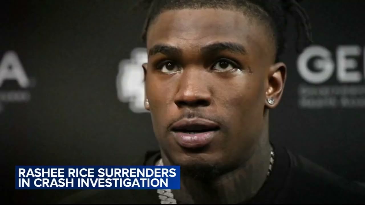 Kansas City Chiefs receiver Rashee Rice surrenders to police in connection with 6-car crash