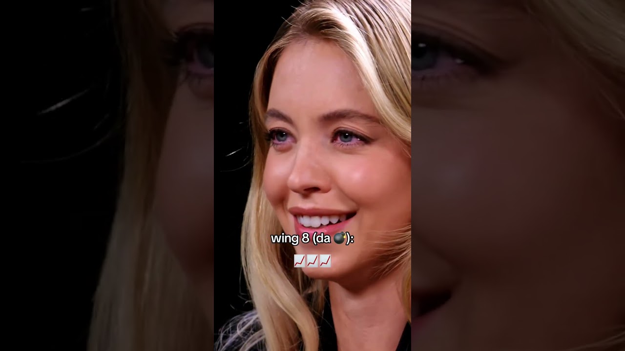 Sydney Sweeney's reaction to every wing on Hot Ones 🔥