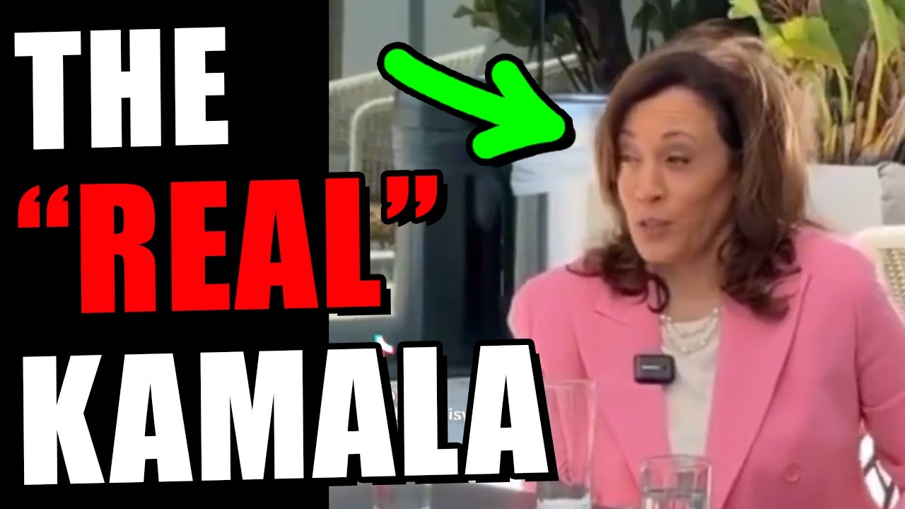 Someone filmed Kamala Harris at dinner. She's worse than you think....