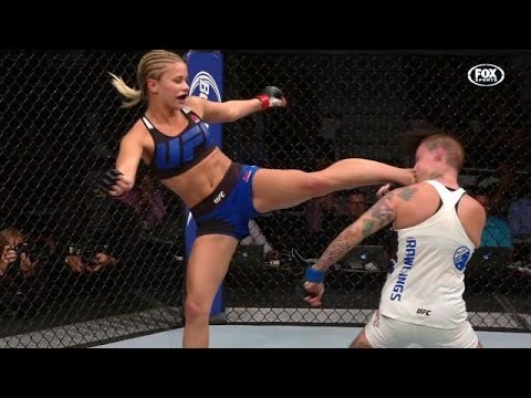 Paige VanZant vs Bec Rawlings Full Fight Highlights | UFC Fight Night