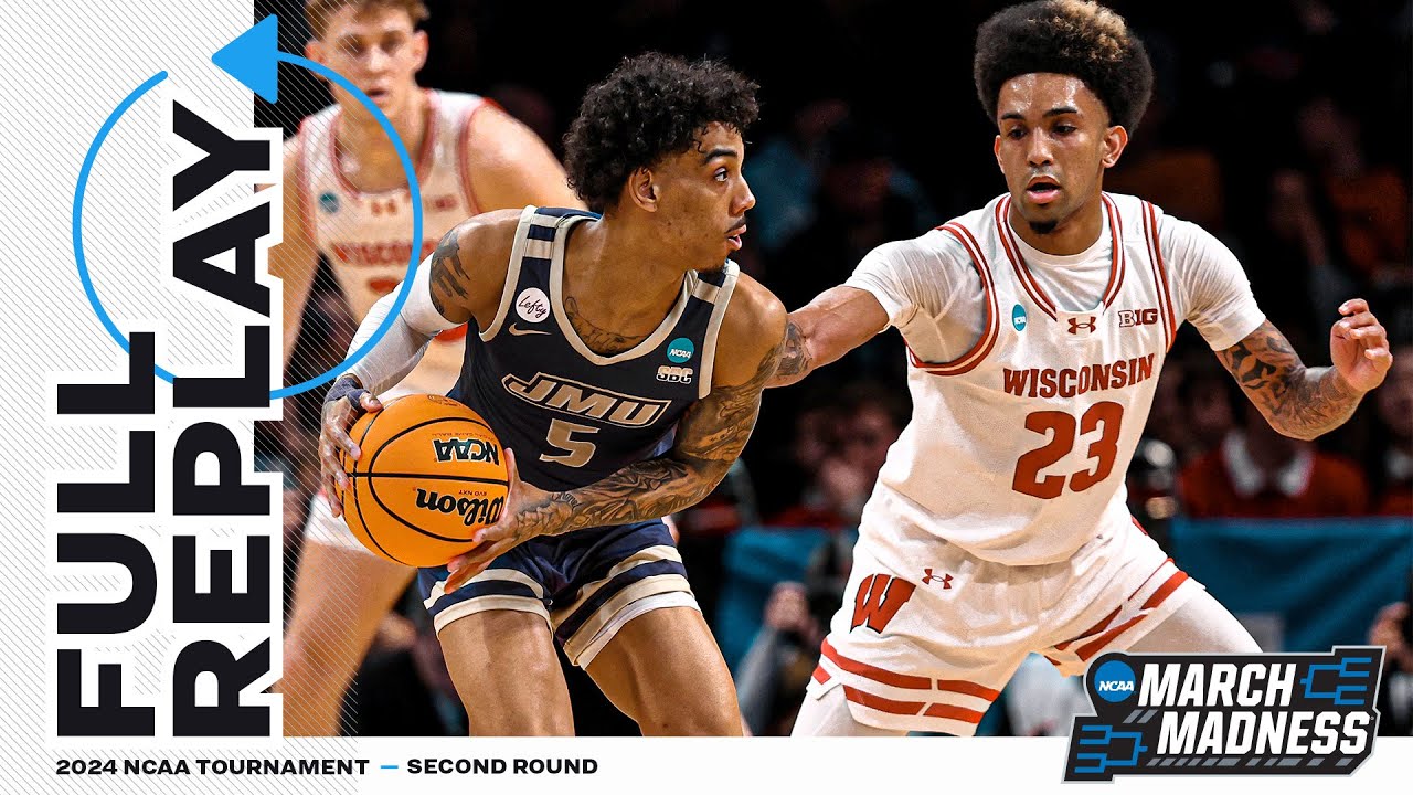 James Madison vs. Wisconsin: 2024 NCAA men's first round | FULL REPLAY