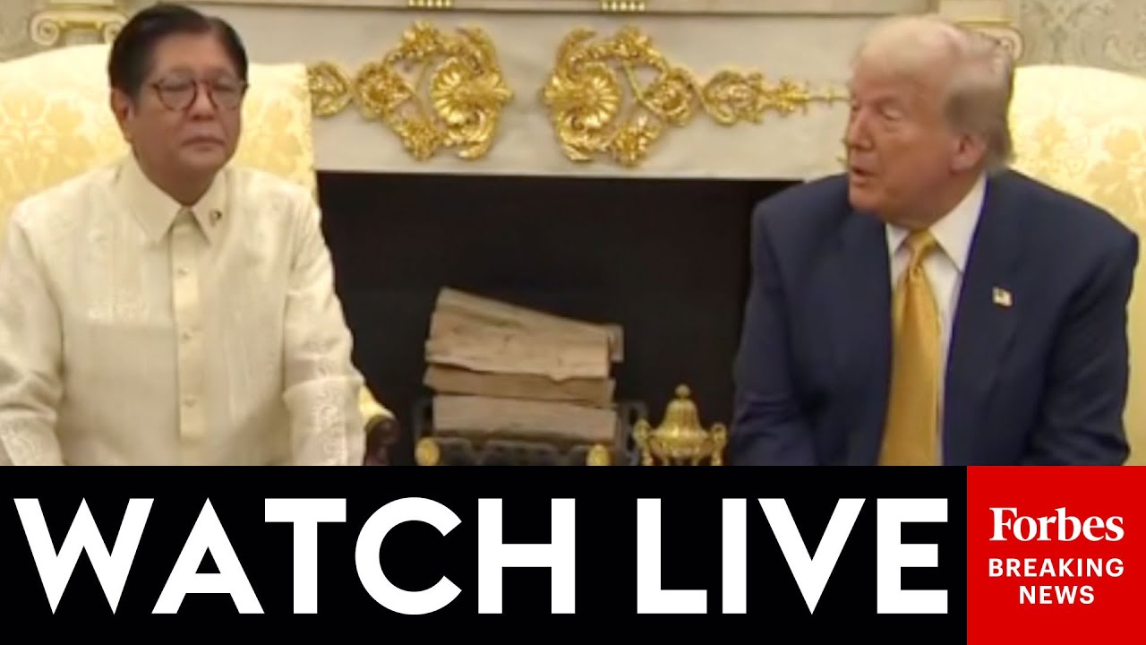 WATCH LIVE: President Trump Takes Questions As He Hosts Philippines President In The Oval Office