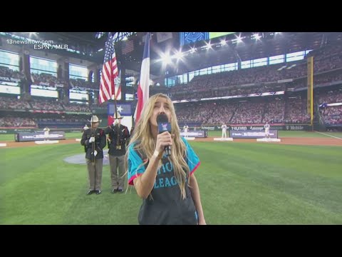 National Anthem performance at the Home Run Derby