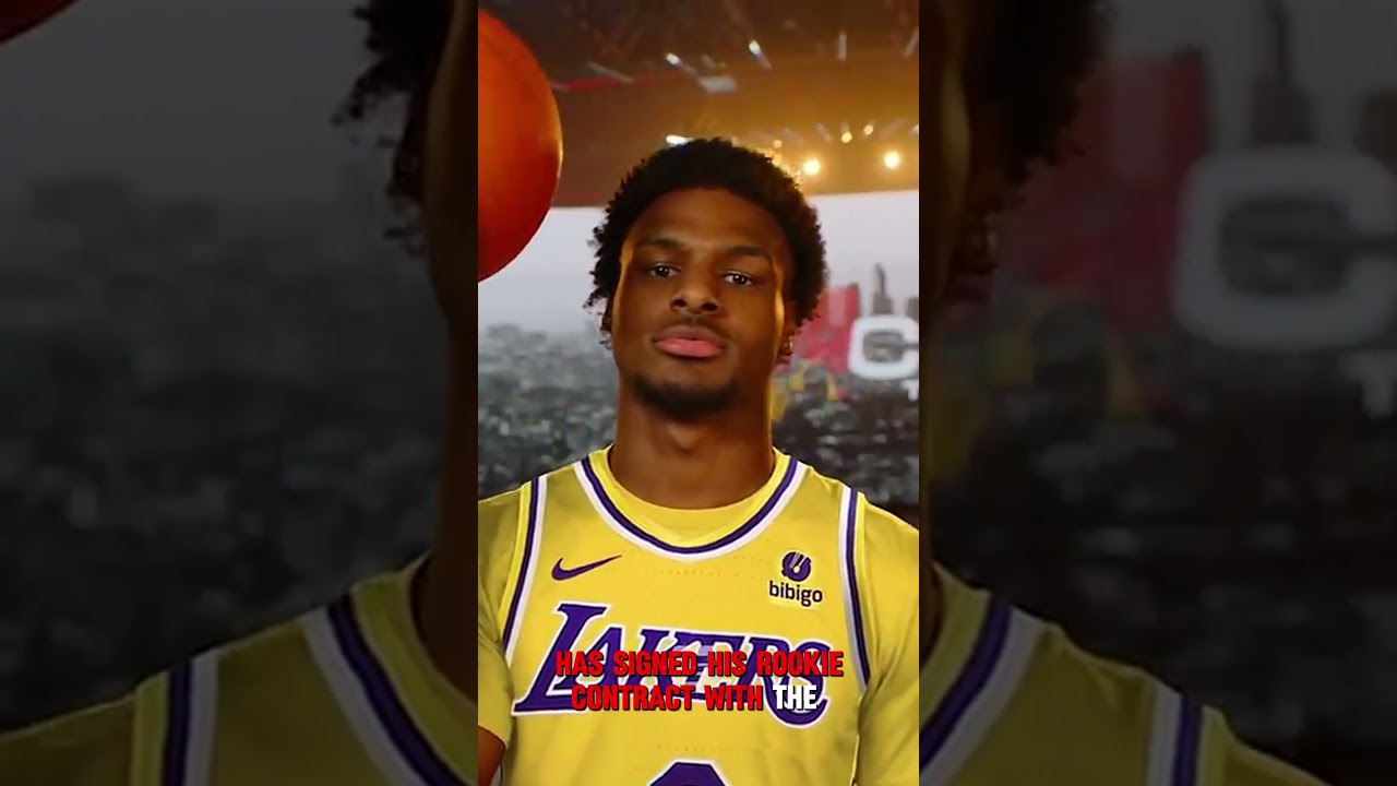 Bronny James Signs Rookie Contract with Lakers