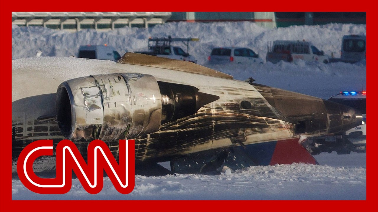 Delta Air Lines flight crashes, flips upside down at Toronto airport