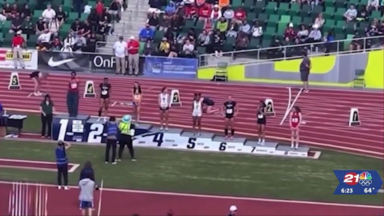 Transgender athlete receives Boo's from the crowd after winning girls 200M state title
