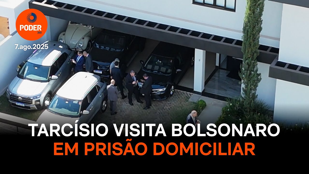Tarcísio de Freitas visita Jair Bolsonaro em prisão domiciliar
