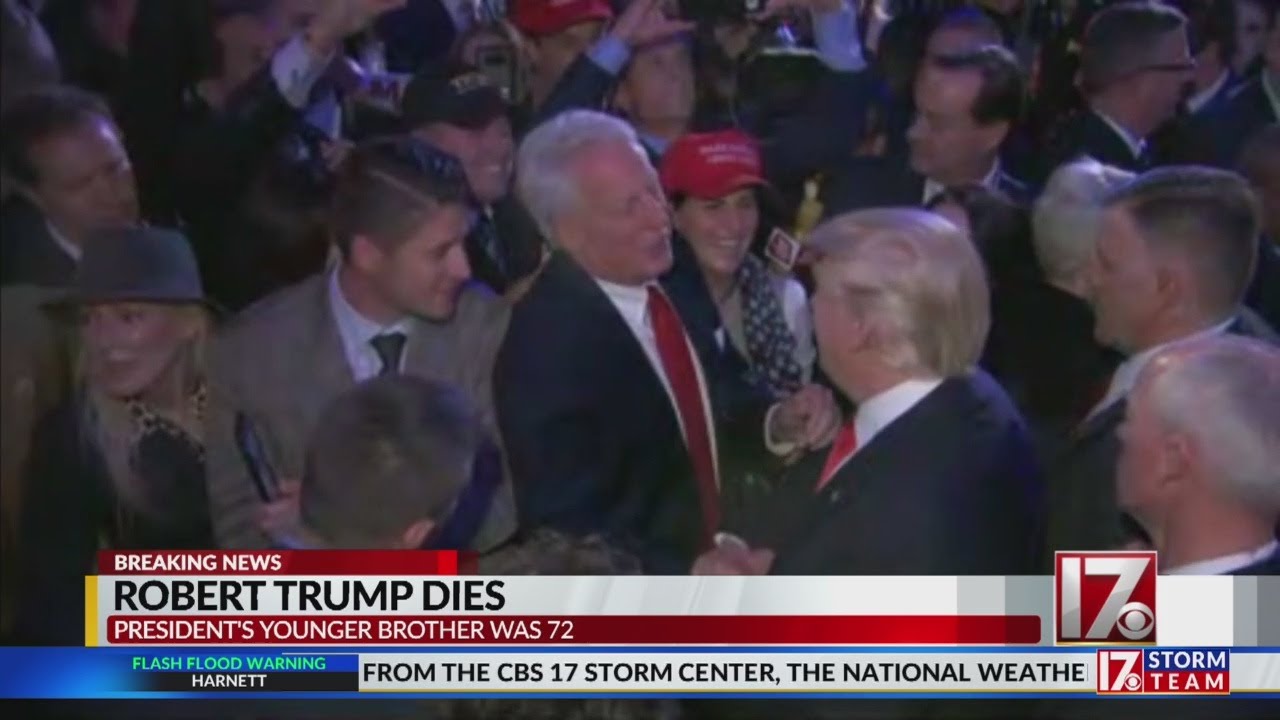 Robert Trump, the president’s younger brother, dead at 71