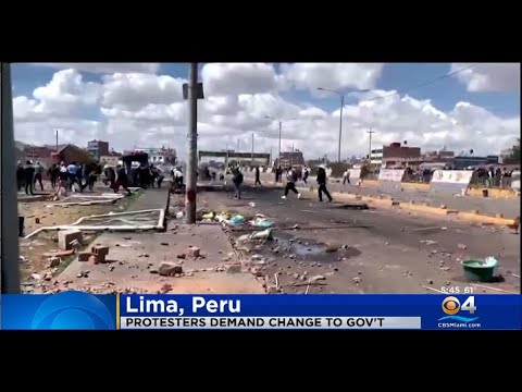 Dozens Killed As Protests Against Peruvian President Dina Boluarte Spread