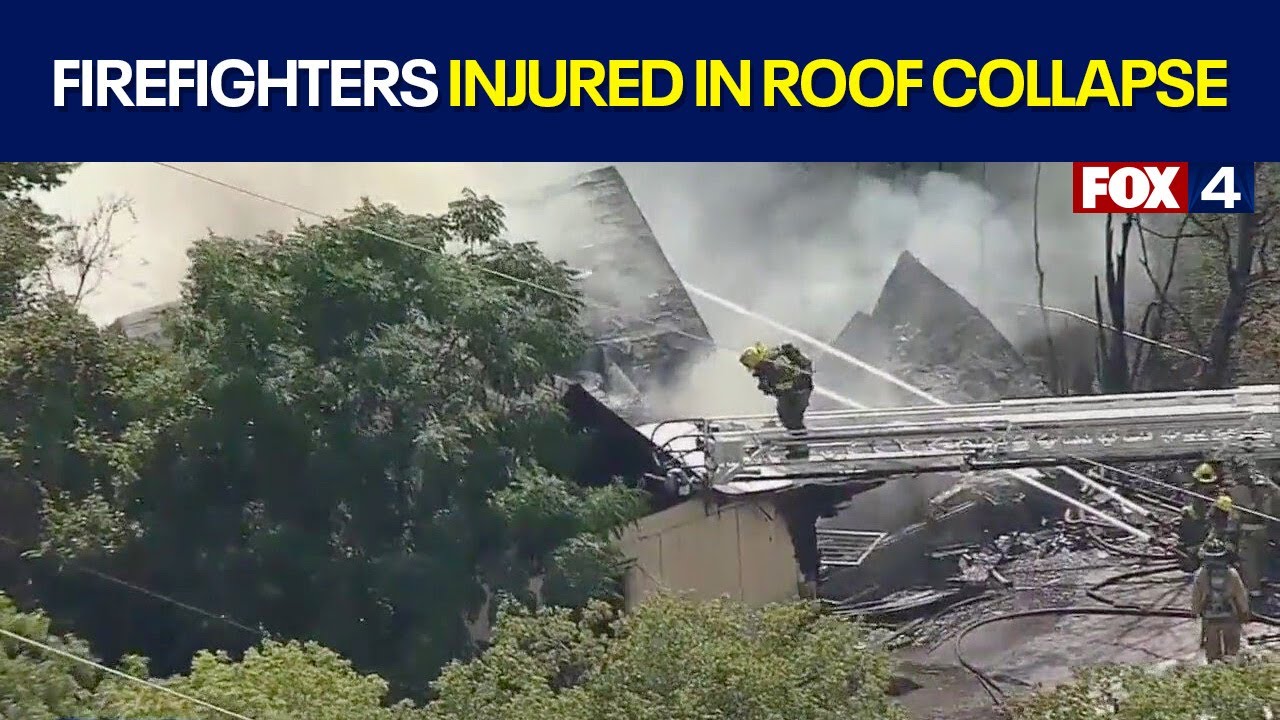 Fort Worth firefighters injured in roof collapse