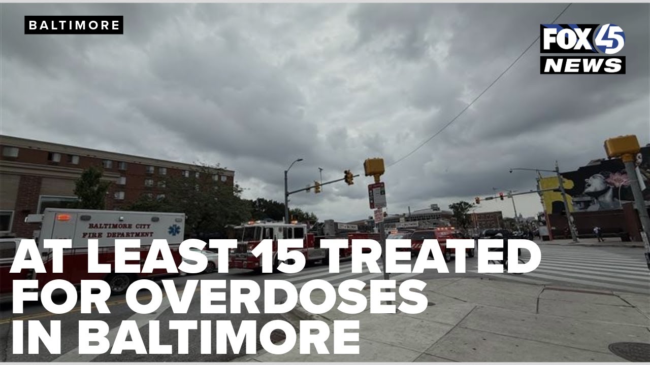 More than 20 people taken to hospital after overdoses in West Baltimore
