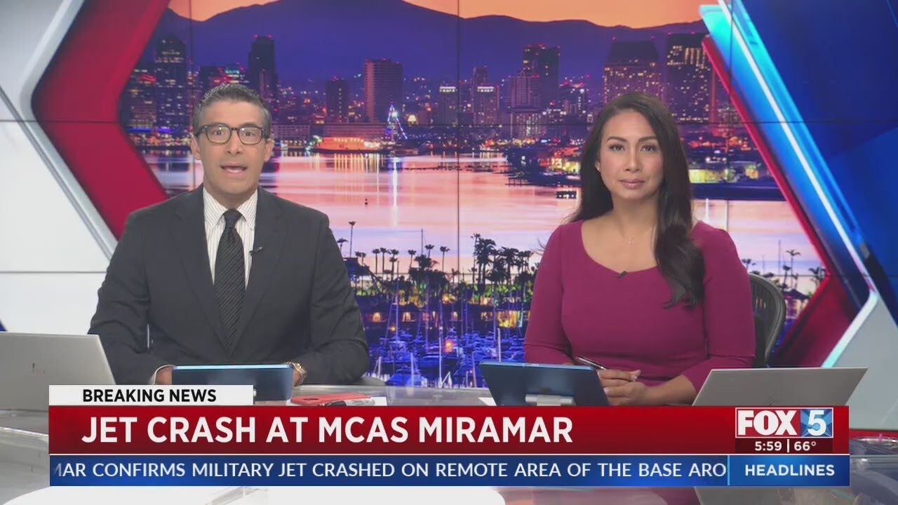 Military Jet Crashes near Marine Corps Air Station Miramar