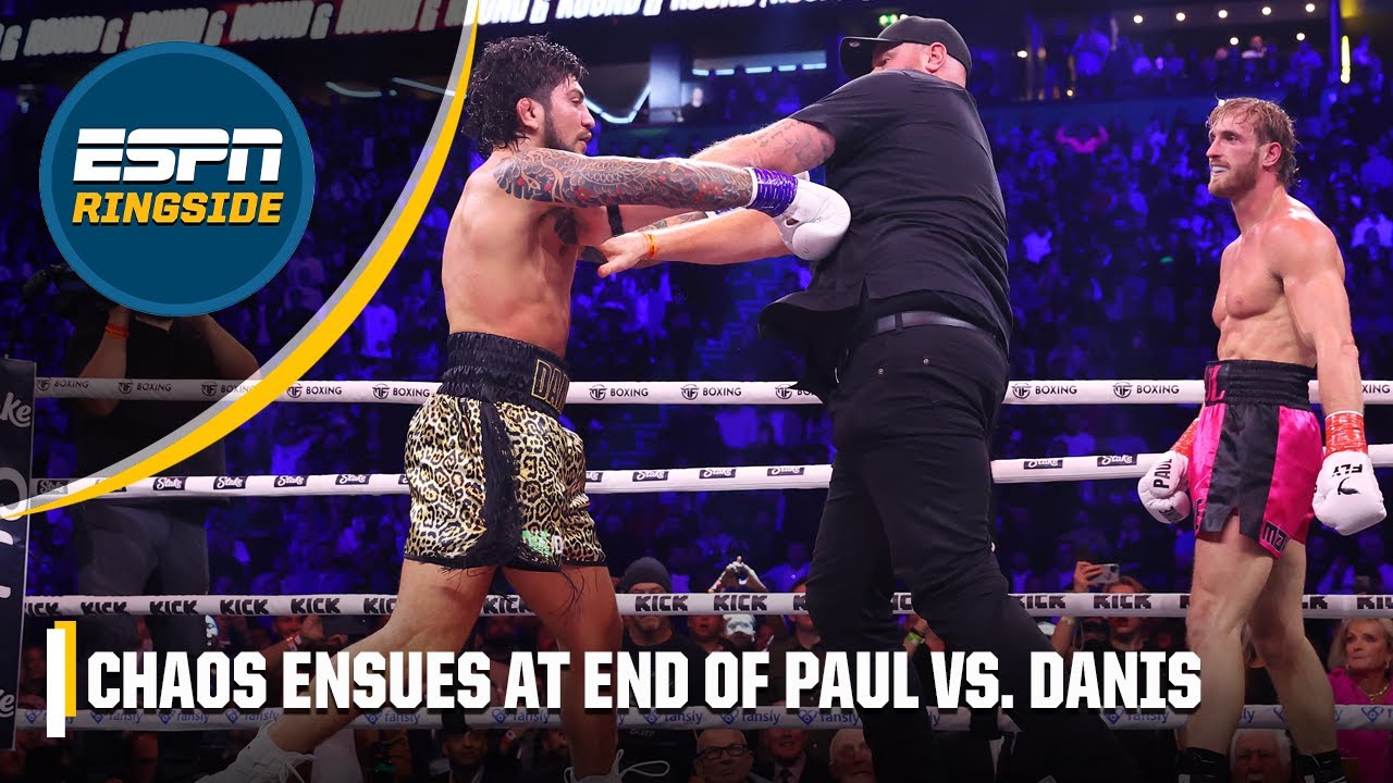 Melee ensues at the end of Logan Paul vs. Dillon Danis | ESPN Ringside
