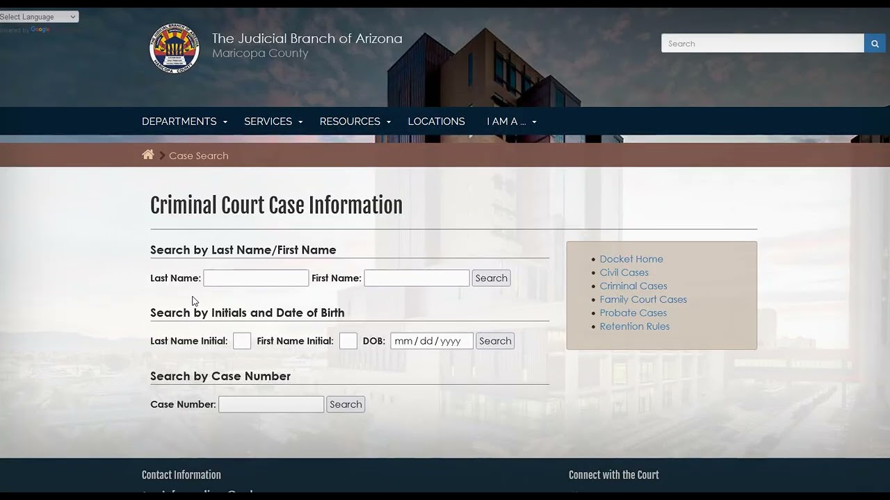 Maricopa County Inmate Search