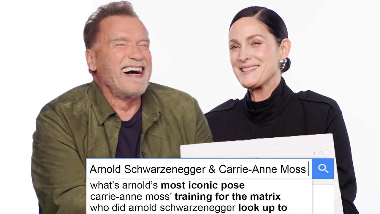 Arnold Schwarzenegger & Carrie-Anne Moss Answer The Web's Most Searched Questions | WIRED