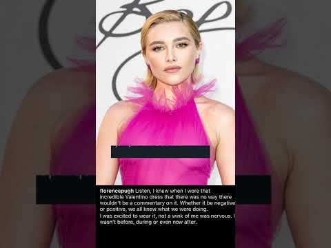 Florence Pugh's pink dress