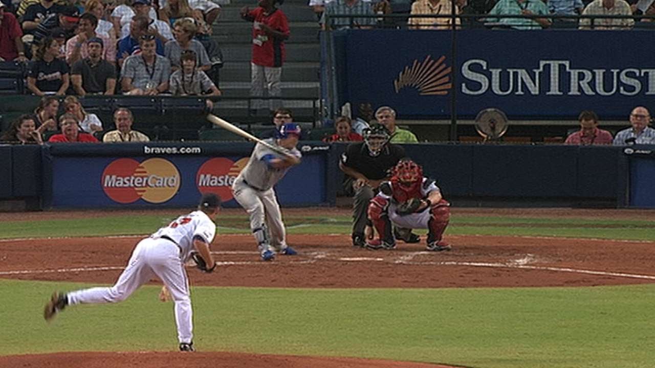 Tom Glavine records final strikeout of career