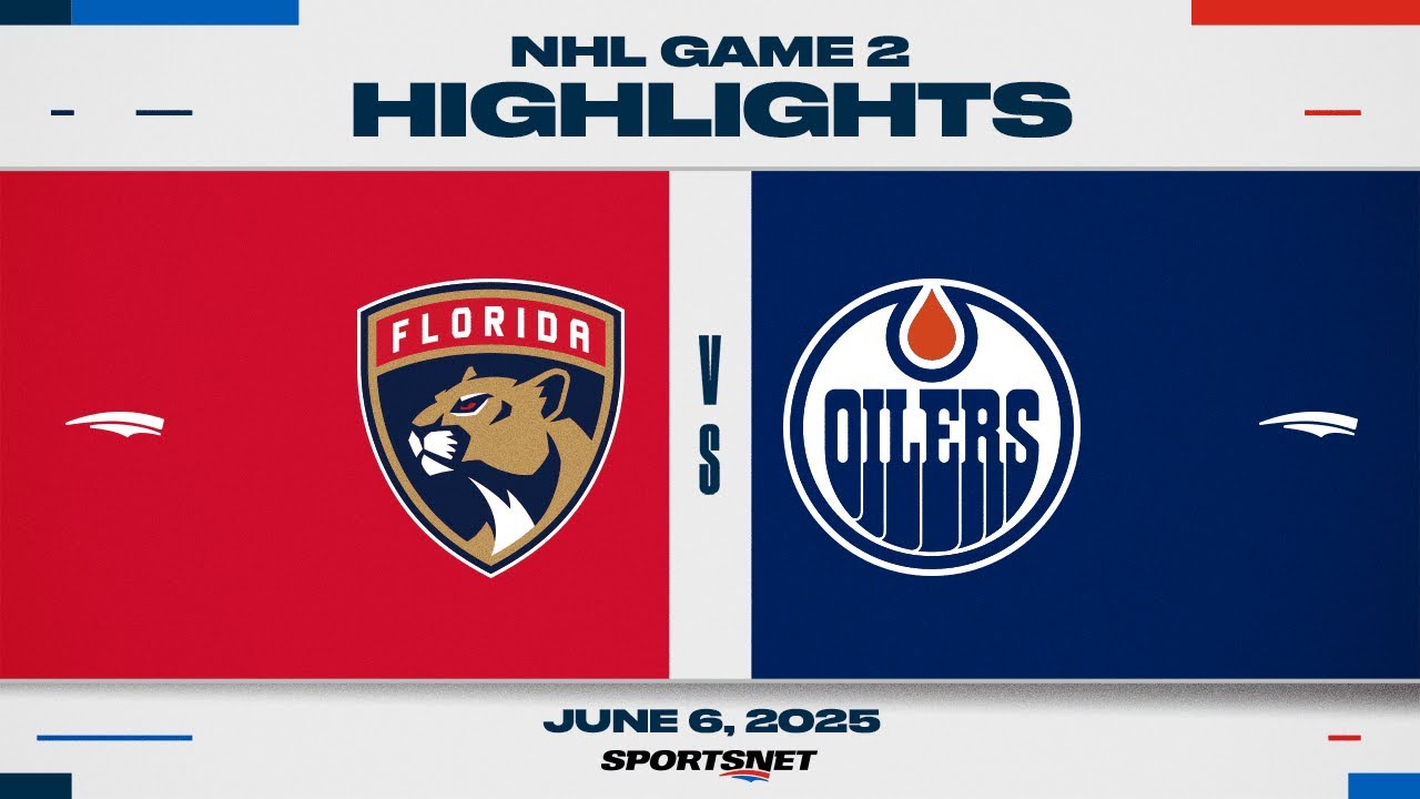 NHL Game 2 Highlights | Panthers vs. Oilers - June 6, 2025