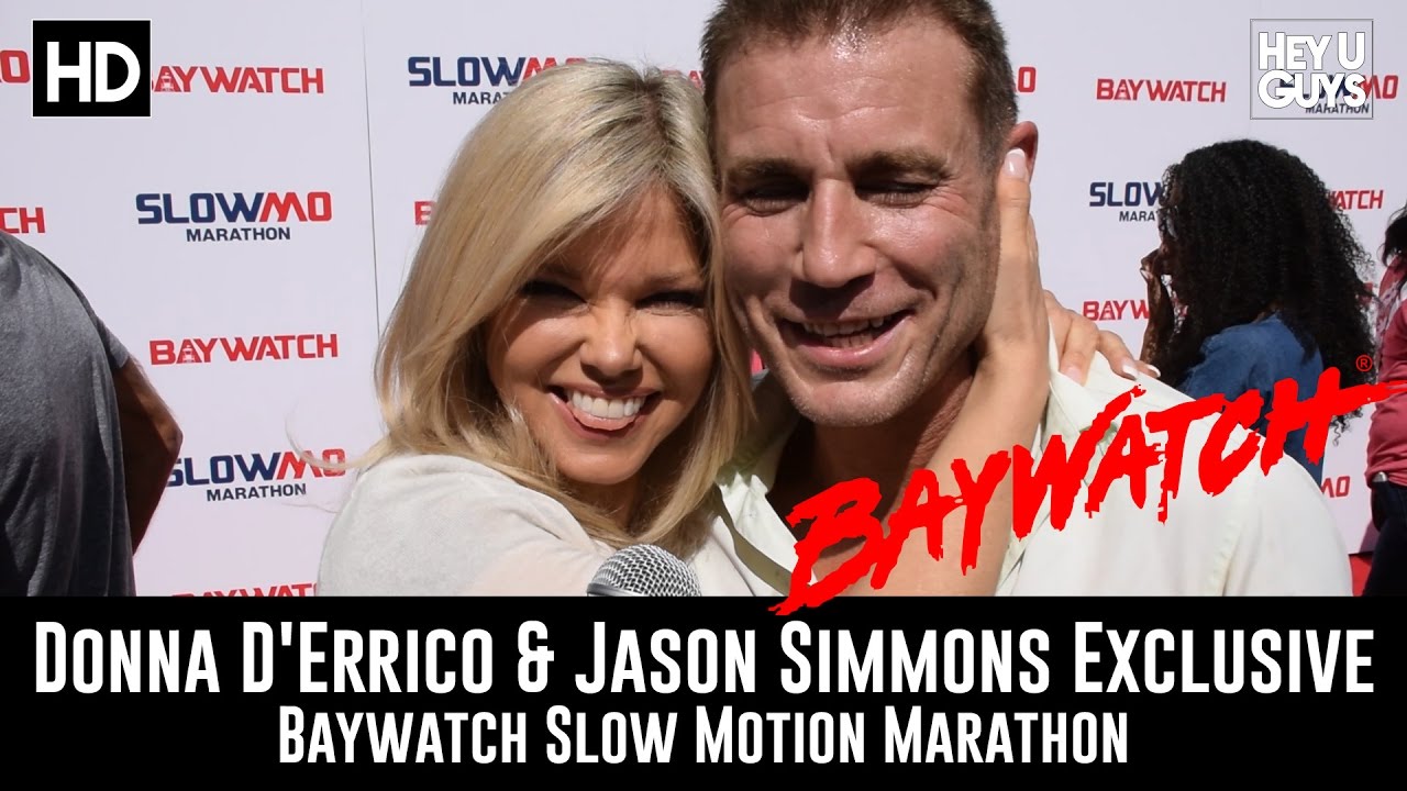 Donna D'Errico & Jason Simmons Exclusive - Baywatch Slow Mo Marathon