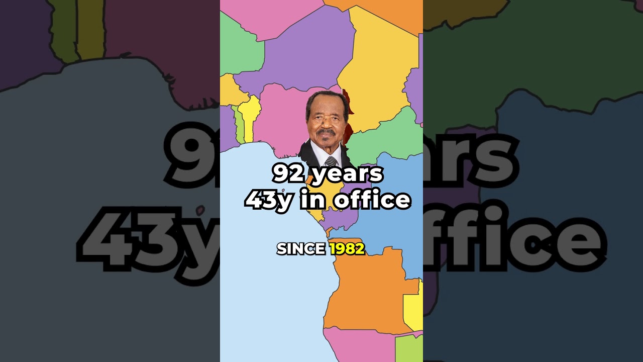 This is the OLDEST President in The World! #geography #maps #president