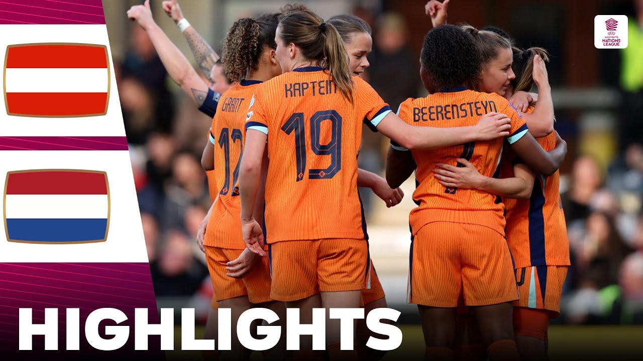 Austria vs Netherlands | Highlights | UEFA Women's Nations League 08-04-2025