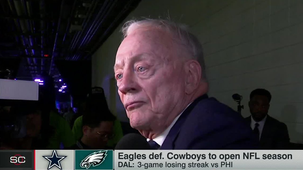 Jerry Jones reacts to Cowboys' loss to the Eagles in the season opener | SportsCenter