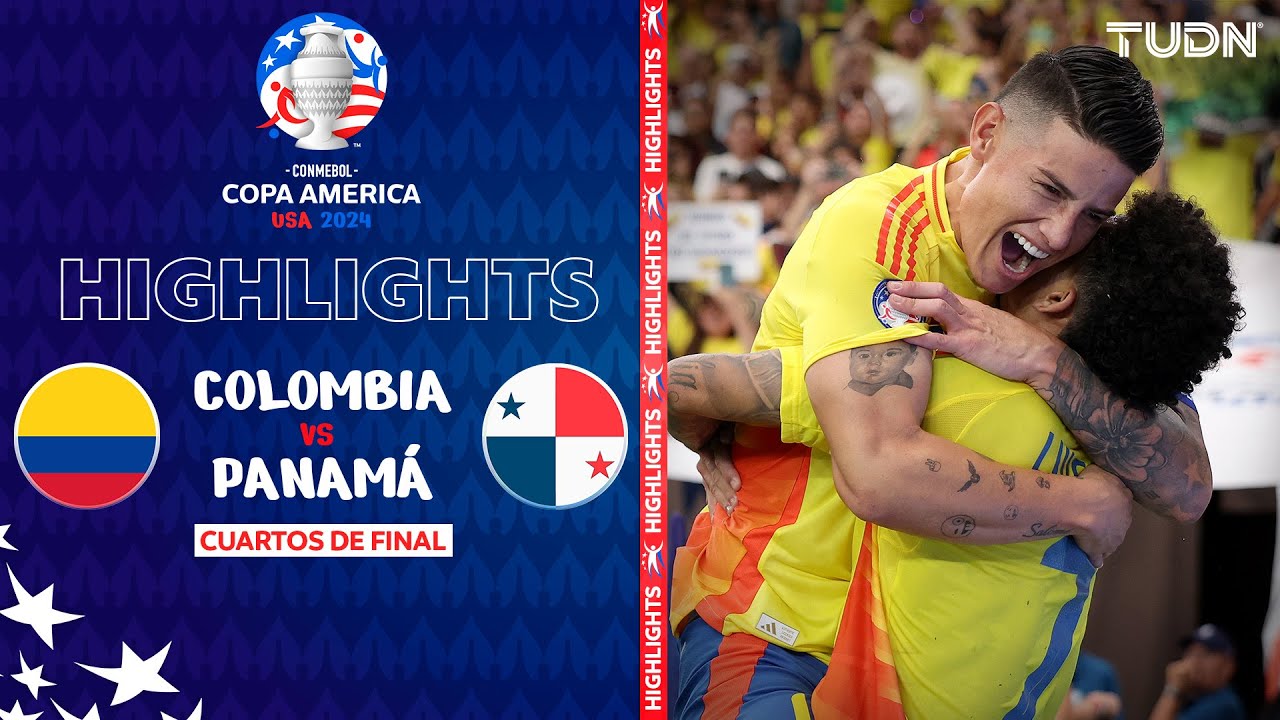 HIGHLIGHTS - | Colombia vs Panamá | Copa América 2024 - 4tos | TUDN