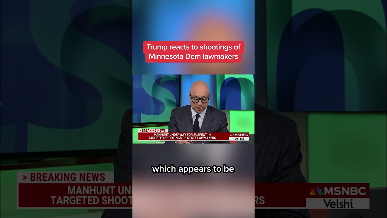 Trump reacts to shootings of Minnesota Dem lawmakers