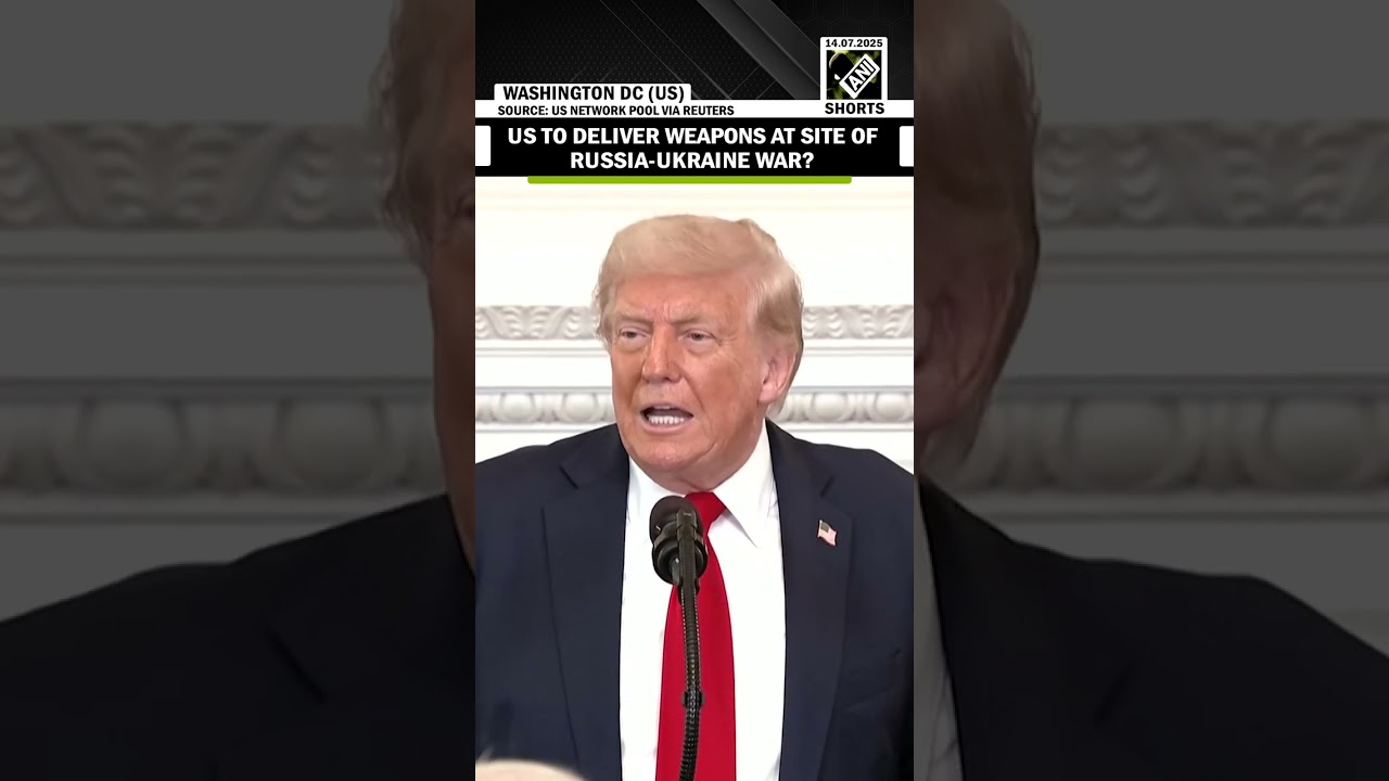 US President Trump announces Ukraine weapons to be delivered to ‘Site of War’