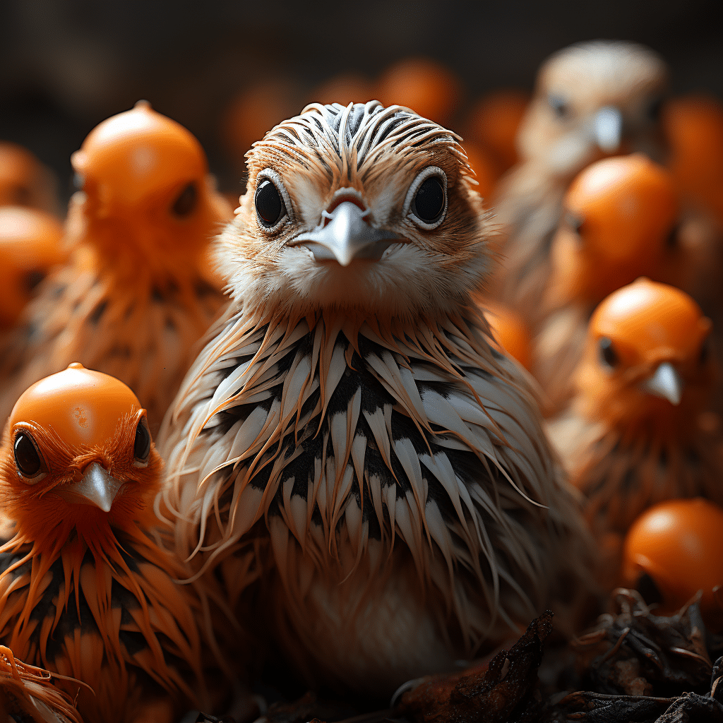 quail chicks
