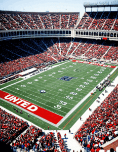 united airlines field at the memorial coliseum