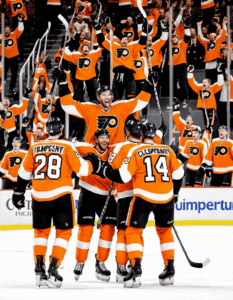flyers score