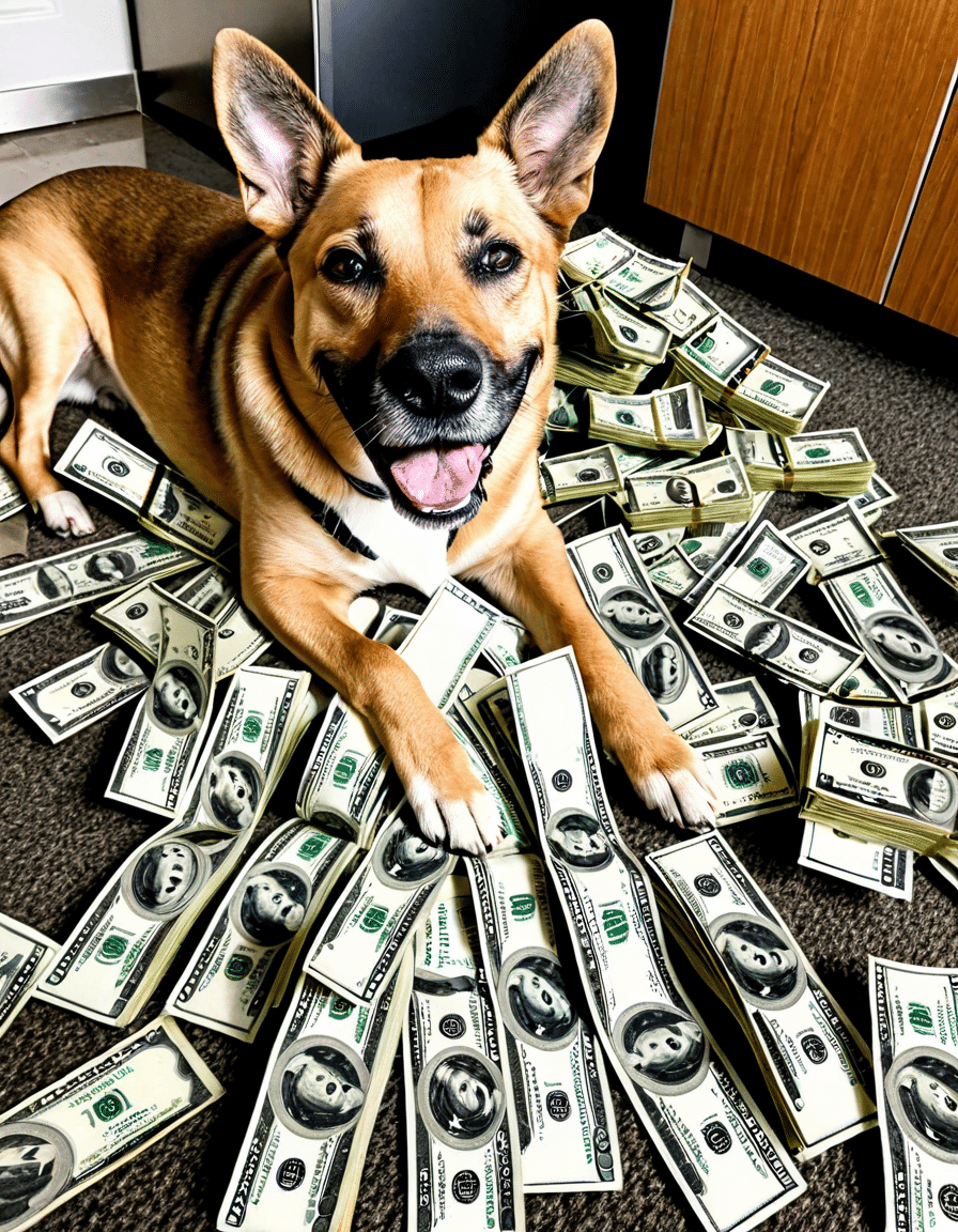 cecil dog ate money