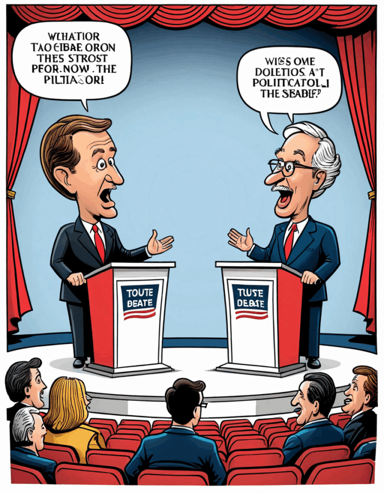 political cartoon