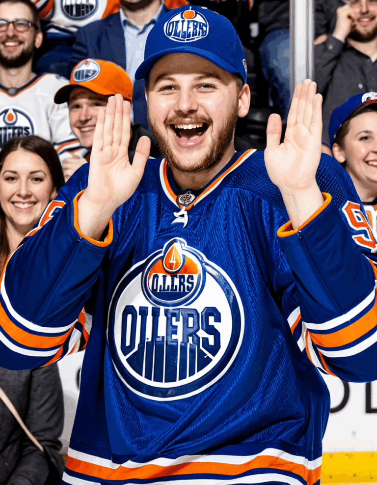 edmonton oilers fan flashes crowd
