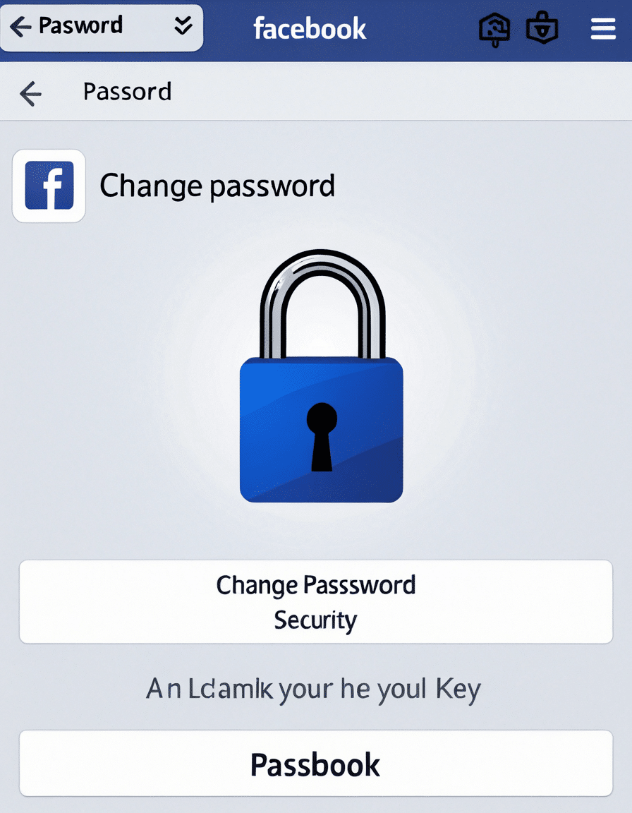 how to change password on facebook
