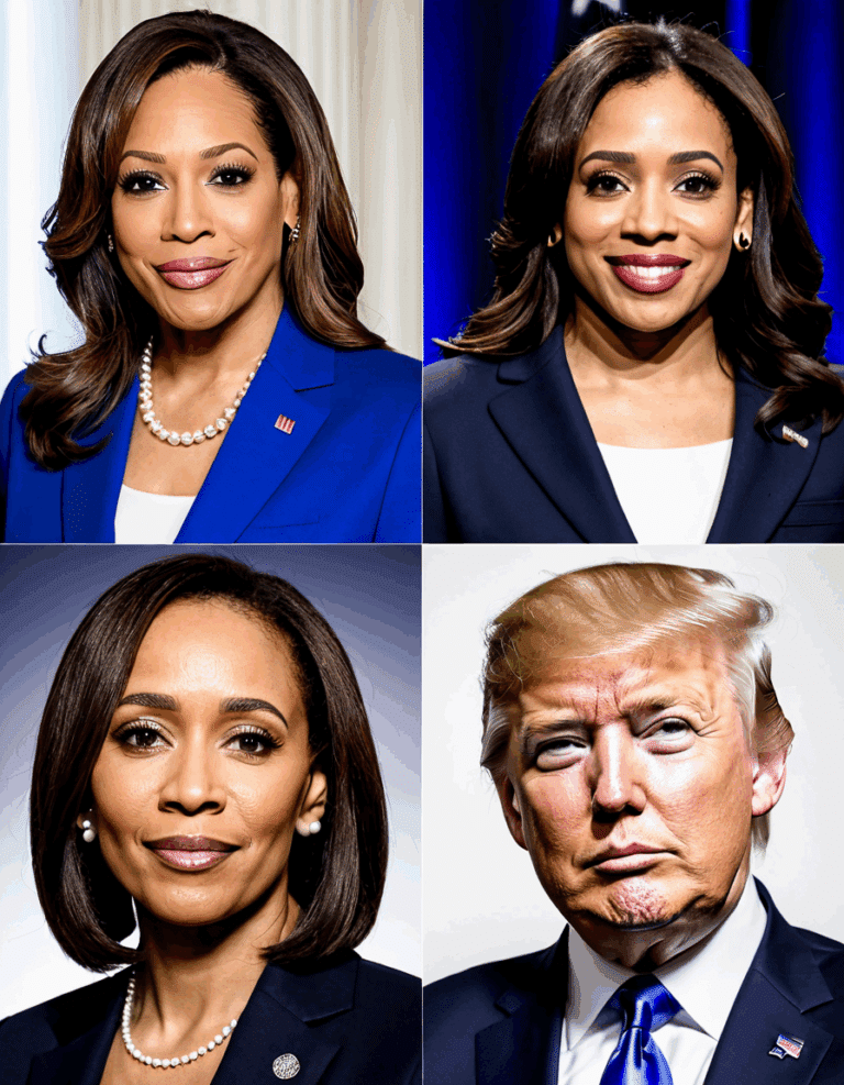 trump vs harris polls