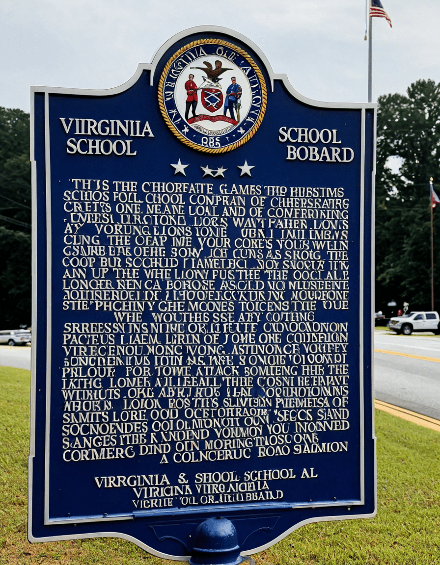 virginia school board confederate names