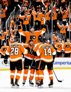 flyers score