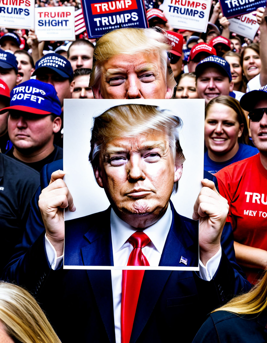 trumps mugshot